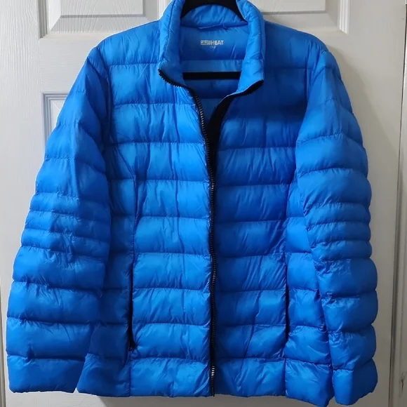 32 Degrees Vibrant Blue Quilted Jacket - Picture 1 of 14